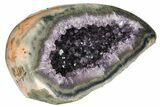 Wide, Purple Amethyst Geode - Uruguay #128076-1